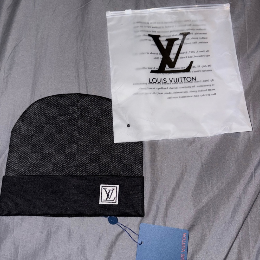 Louis Vuitton Black Beanie